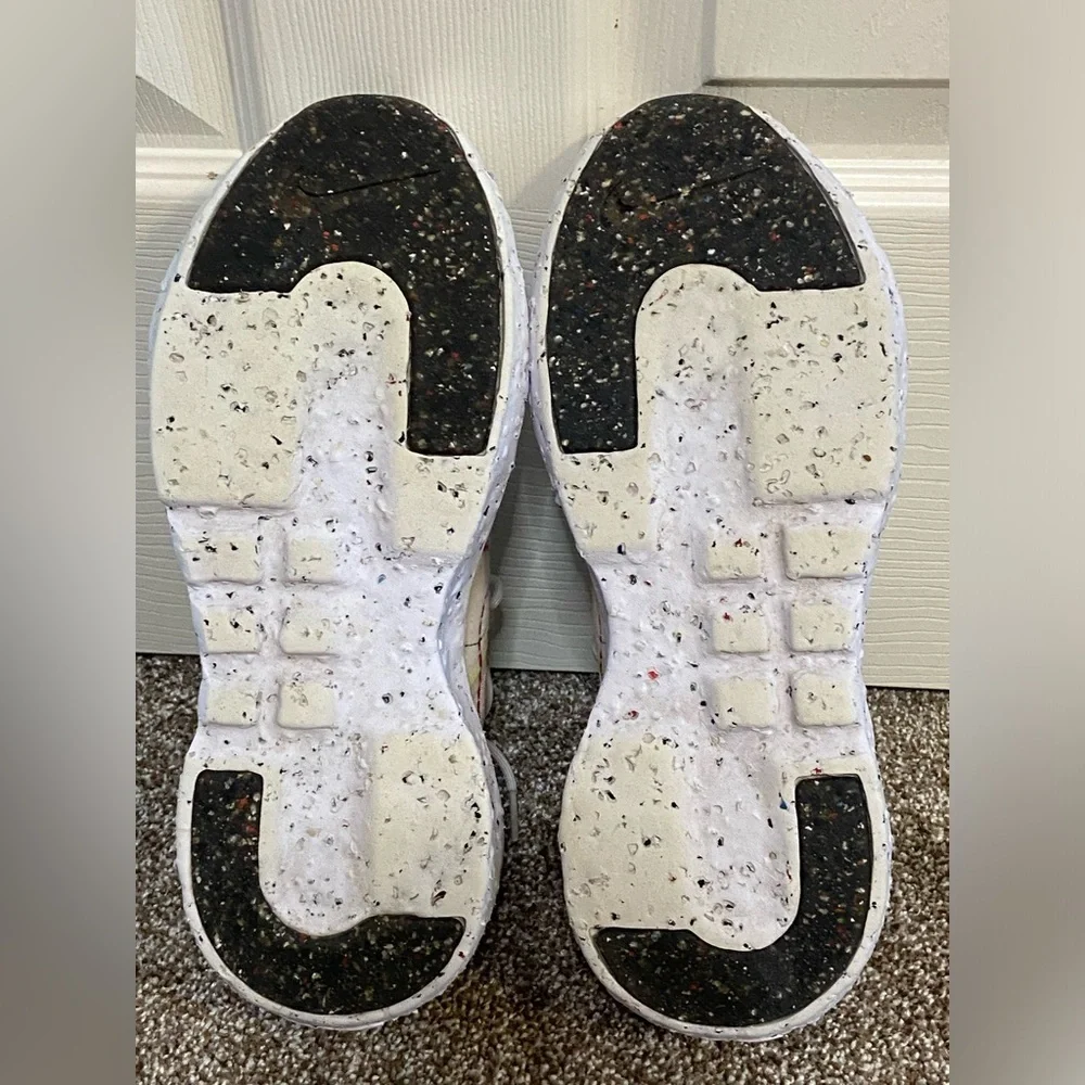 Nike Womens Crater Impact CW2386-004 White Running Shoes Sneakers Size 10